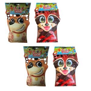 4x Zing Glove A Bubbles Wave & Play Dog and Fox Ages 3+